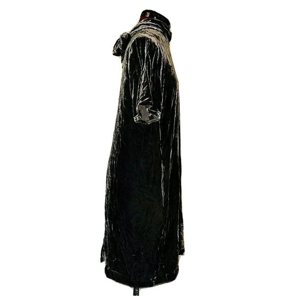 EILEEN FISHER Dress Brown Women Velvet Silk Blend Size Petite Medium Moc… - Picture 4 of 6